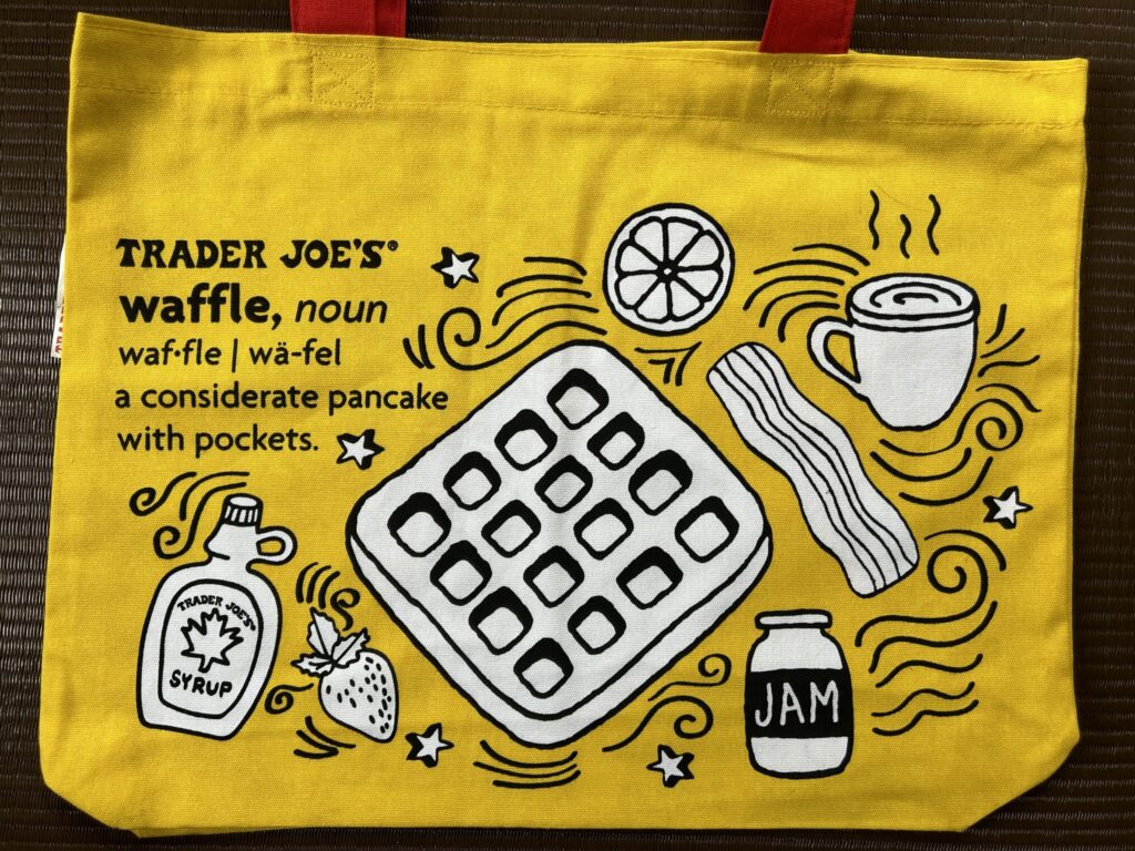 Trader Joe'sのエコバッグ3.「ブレークファースト」